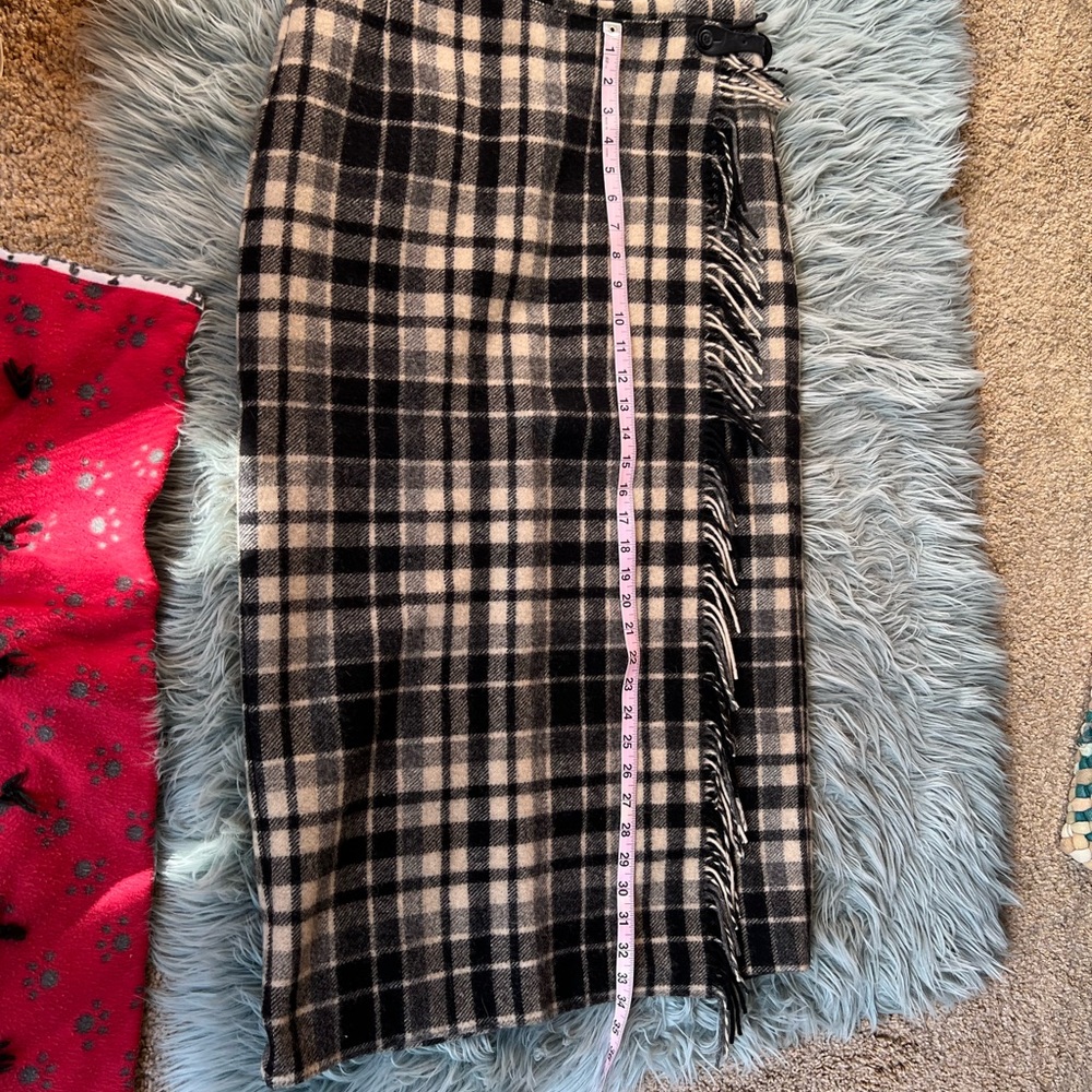 Vintage Wool wrap skirt.